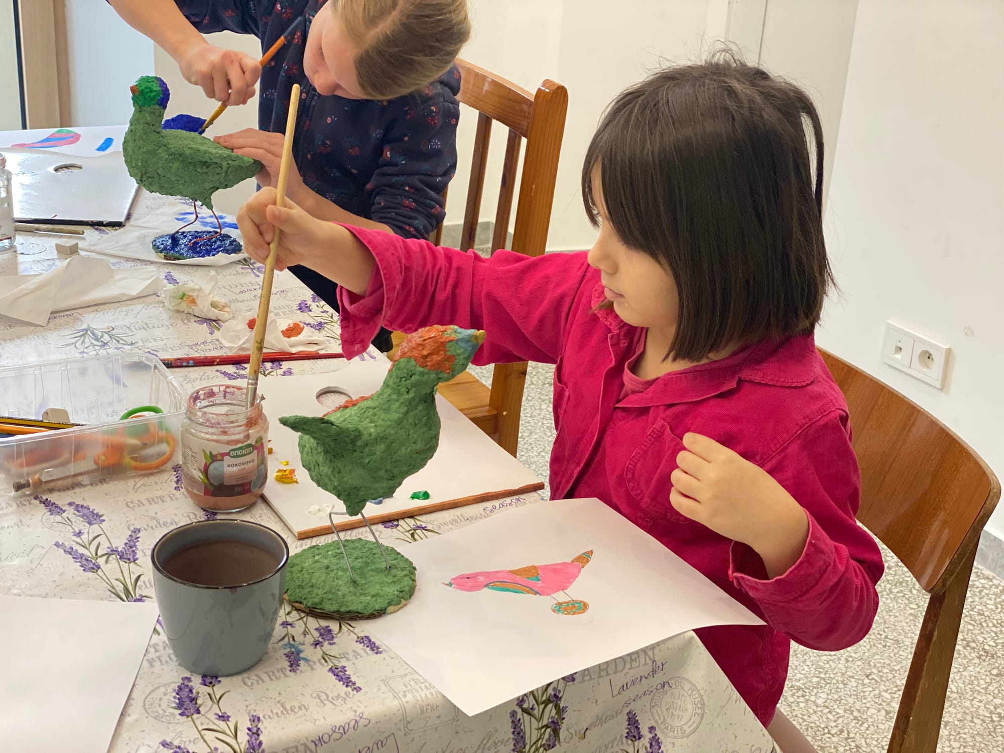Creative materials and children’s artwork